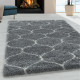 AKCIA: 140x200 cm Kusový koberec Salsa Shaggy 3201 grey