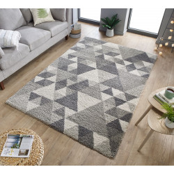 AKCE: 160x230 cm Kusový koberec Dakari Nuru Grey/Ivory