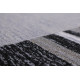 AKCIA: 400x80 cm Protišmykový behúň na mieru Zel 1016 Silver (Grey) - obšitý zo všetkých strán