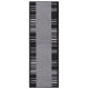 AKCIA: 400x80 cm Protišmykový behúň na mieru Zel 1016 Silver (Grey) - obšitý zo všetkých strán