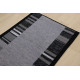 AKCIA: 400x80 cm Protišmykový behúň na mieru Zel 1016 Silver (Grey) - obšitý zo všetkých strán