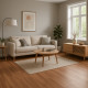 AKCIA: 370x368 cm PVC podlaha - lino AladinTex 150 Hazelnut natural