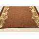 AKCIA: 175x57 cm Protišmykový behúň na mieru Zel 1005 Brown - obšitý zo všetkých strán