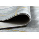 AKCIA: 80x150 cm Kusový koberec Emerald 1022 grey and gold