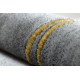 AKCIA: 80x150 cm Kusový koberec Emerald 1022 grey and gold