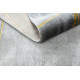 AKCIA: 80x150 cm Kusový koberec Emerald 1022 grey and gold