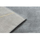 AKCIA: 80x150 cm Kusový koberec Emerald 1022 grey and gold