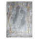 AKCIA: 80x150 cm Kusový koberec Emerald 1022 grey and gold