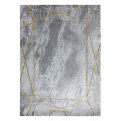 AKCIA: 80x150 cm Kusový koberec Emerald 1022 grey and gold