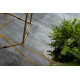 AKCIA: 80x150 cm Kusový koberec Emerald 1022 grey and gold