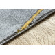 AKCIA: 80x150 cm Kusový koberec Emerald 1022 grey and gold