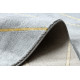AKCIA: 80x150 cm Kusový koberec Emerald 1022 grey and gold