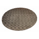 Kusový koberec Diamond Cut 800 Grey kruh