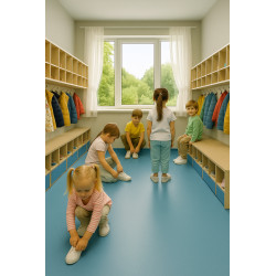 PVC podlaha - lino Flexar PUR 603-10 modrá