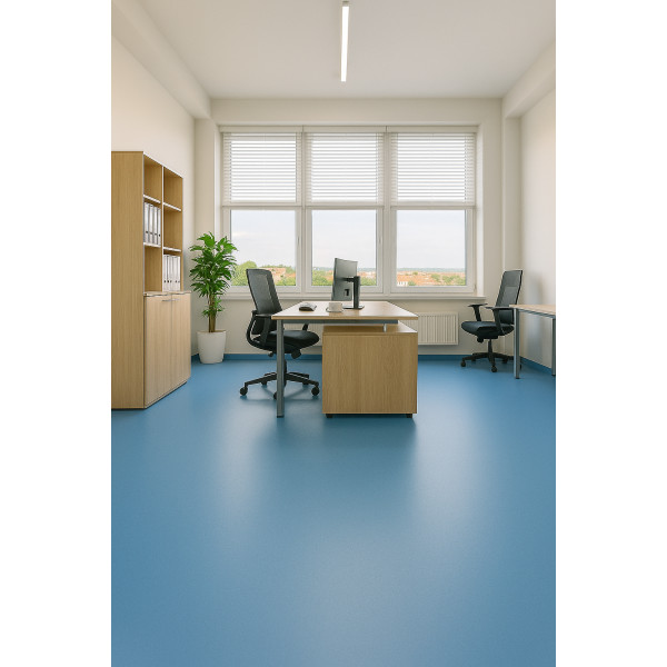PVC podlaha - lino Flexar PUR 603-10 modrá