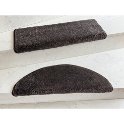 Nášľapy na schody Laguna LUX čokoláda polkruh, samolepiaca