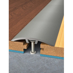 DOPRODEJ: 2700x40 mm cm Přechodová lišta (profil) Stříbro