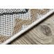 Kusový koberec Cooper Sisal Diamonds 22217 ecru/black – na von aj na doma