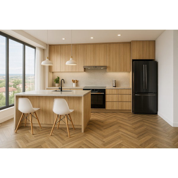 PVC podlaha - lino Blacktex Laurel Oak 669D
