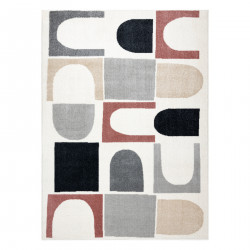 Kusový koberec Fusion 0213 white/dark pink