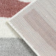 Kusový koberec Fusion 0213 white/dark pink