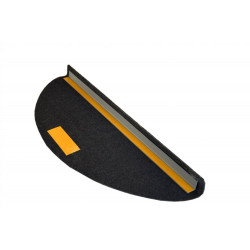 Nášľapy na schody Quick step antracit polkruh, samolepiaci