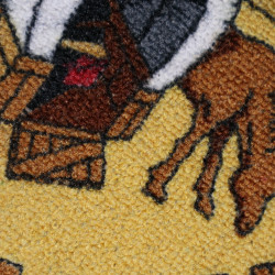 Detský kusový koberec Western štvorec