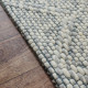 Kusový ručne tkaný koberec Woolen 4 Grey
