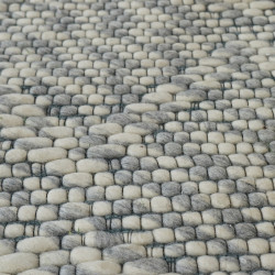 Kusový ručne tkaný koberec Woolen 4 Grey