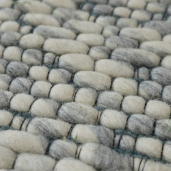 Kusový ručne tkaný koberec Woolen 4 Grey