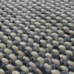 Kusový ručne tkaný koberec Woolen 2 Grey