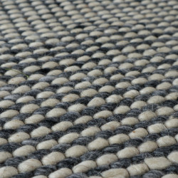 Kusový ručne tkaný koberec Woolen 2 Grey