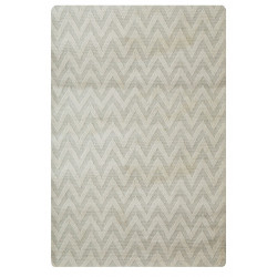 Kusový ručne tkaný koberec Woolen 5 White