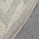 Kusový ručne tkaný koberec Woolen 5 White