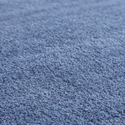 Ručne všívaný kusový koberec Asra wool modrá