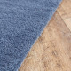 Ručne všívaný kusový koberec Asra wool modrá