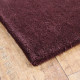 Ručne všívaný kusový koberec Asra wool tm. fialová