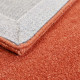 Ručne všívaný kusový koberec Asra wool orange