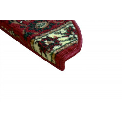 Nášľapy na schody Practica červený polkruh, samolepiaci