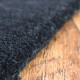 Ručne všívaný kusový koberec Asra wool čierna