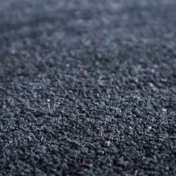 Ručne všívaný kusový koberec Asra wool čierna
