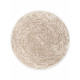 Kusový koberec Gloria Cavallo 106258 Creme Beige kruh