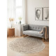 Kusový koberec Gloria Cavallo 106258 Creme Beige kruh