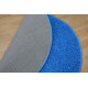 AKCIA: 120x120 (průměr) kruh cm Kusový koberec Color shaggy  modrý guľatý