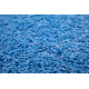 AKCIA: 120x120 (průměr) kruh cm Kusový koberec Color shaggy  modrý guľatý