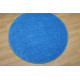 AKCIA: 120x120 (průměr) kruh cm Kusový koberec Color shaggy  modrý guľatý