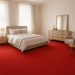 AKCIA: 160x240 cm Koberec metráž Eton červený 15 - neúčtujeme odrezky z role - obšitý zo všetkých strán