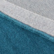 Ručne všívaný kusový koberec Asra wool petrolej