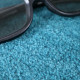 Ručne všívaný kusový koberec Asra wool petrolej