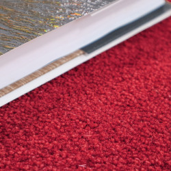 Ručne tkaný kusový koberec Asra loom červená